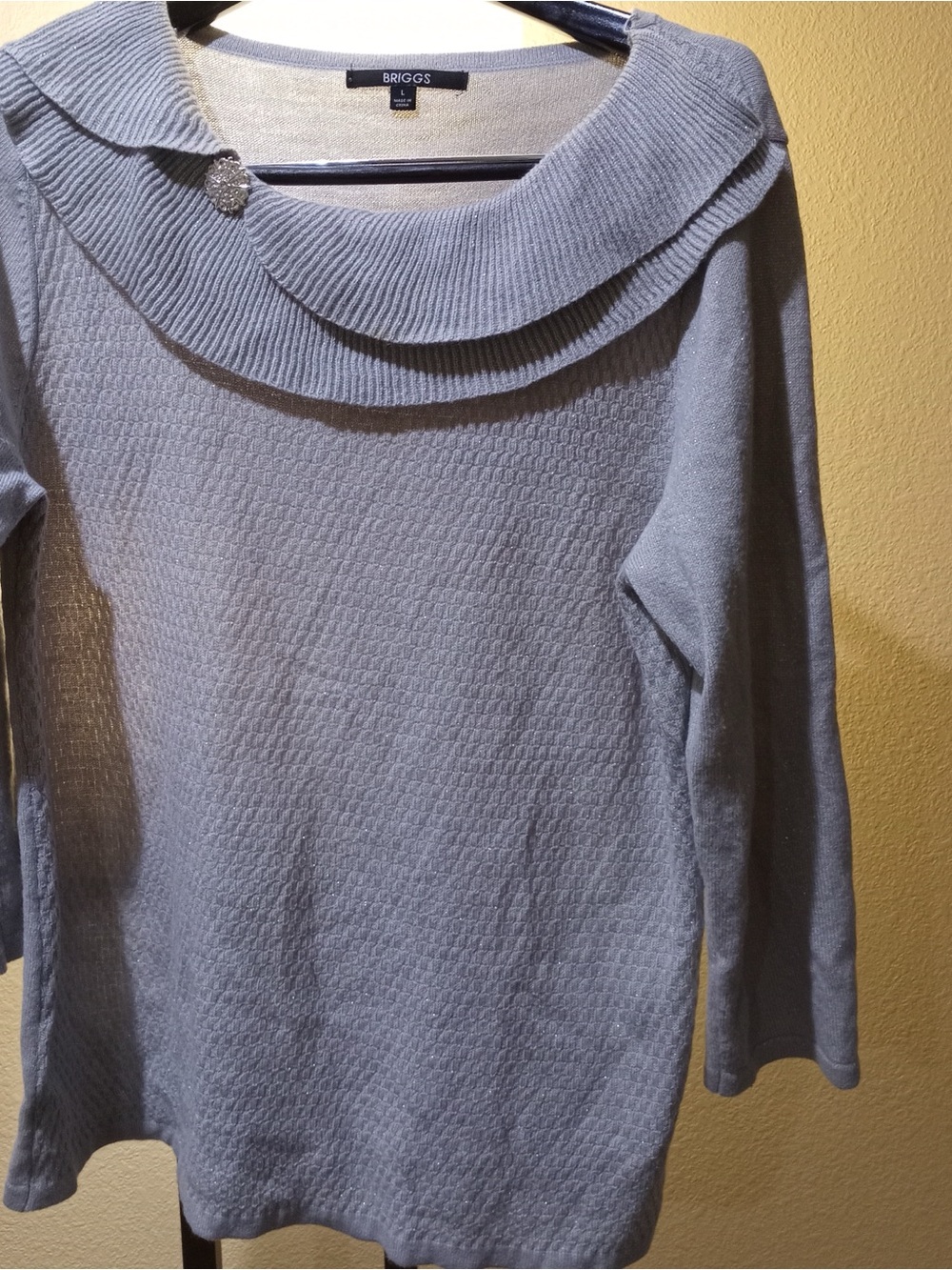 Briggs New York Light Blue Crewneck Sweater
